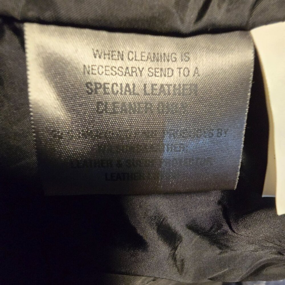 Wilsons Leather Maxima Womens Black Sleeveless‎ Leather Vest L Large - Picture 6 of 7
